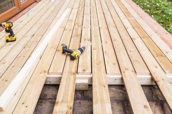 Damaged Deck Boards Repair in Laurel