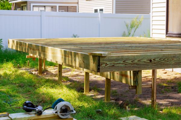 Elevated Deck Installation in Laurel