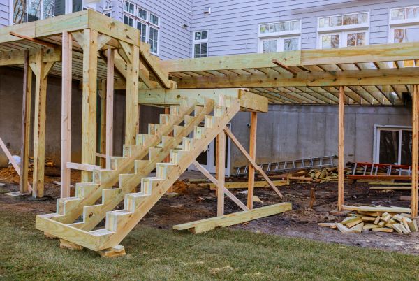 Deck Post Replacement in Laurel