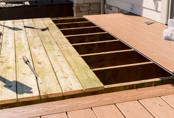 Deck Floor Replacement in Laurel