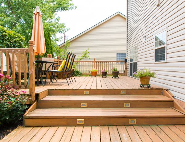 Wooden Patio Installation in Laurel
