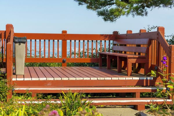 Redwood Deck Construction in Laurel